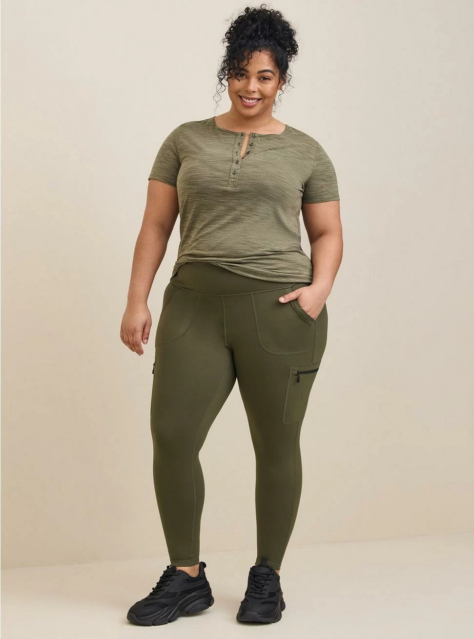 HAPPYCAMPER Happy Camper Performance Core Full Length Active Legging With Cargo Pocket 3 HAPPYCAMPER Happy Camper Performance Core Full Length Active Legging With Cargo Pocket