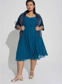 TORRID Midi Chiffon Pleated Dress -Cheap Torrid Shop 16775202 05295 av2
