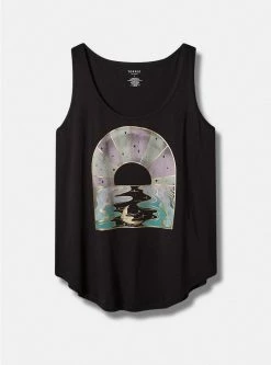 TORRID Performance Cotton Scoop Neck Sleeveless Active Tank -Cheap Torrid Shop 16816632 10403 flat