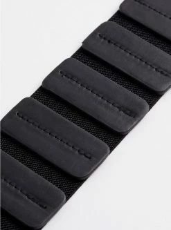 TORRID Stretch Waist Buckle Belt - Faux Leather Black -Cheap Torrid Shop 16822469 00133 av3