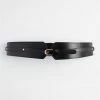 TORRID Stretch Waist Buckle Belt - Faux Leather Black