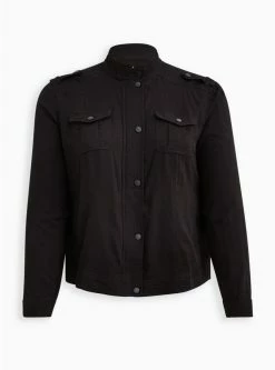 TORRID Dual Fold Utility Jacket -Cheap Torrid Shop 16844541 00684 flat