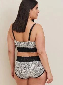 TORRID Cotton Mid-Rise Hipster Keyhole Panty -Cheap Torrid Shop 16926632 09639 av2