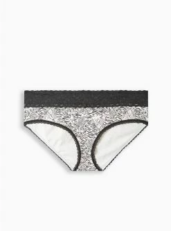 TORRID Cotton Mid-Rise Hipster Keyhole Panty -Cheap Torrid Shop 16926632 09639 flat