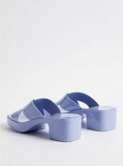 TORRID Jelly Criss Cross Heel Sandal (WW) 9 TORRID Jelly Criss Cross Heel Sandal (WW) -Cheap Torrid Shop 17037271 00134 av2