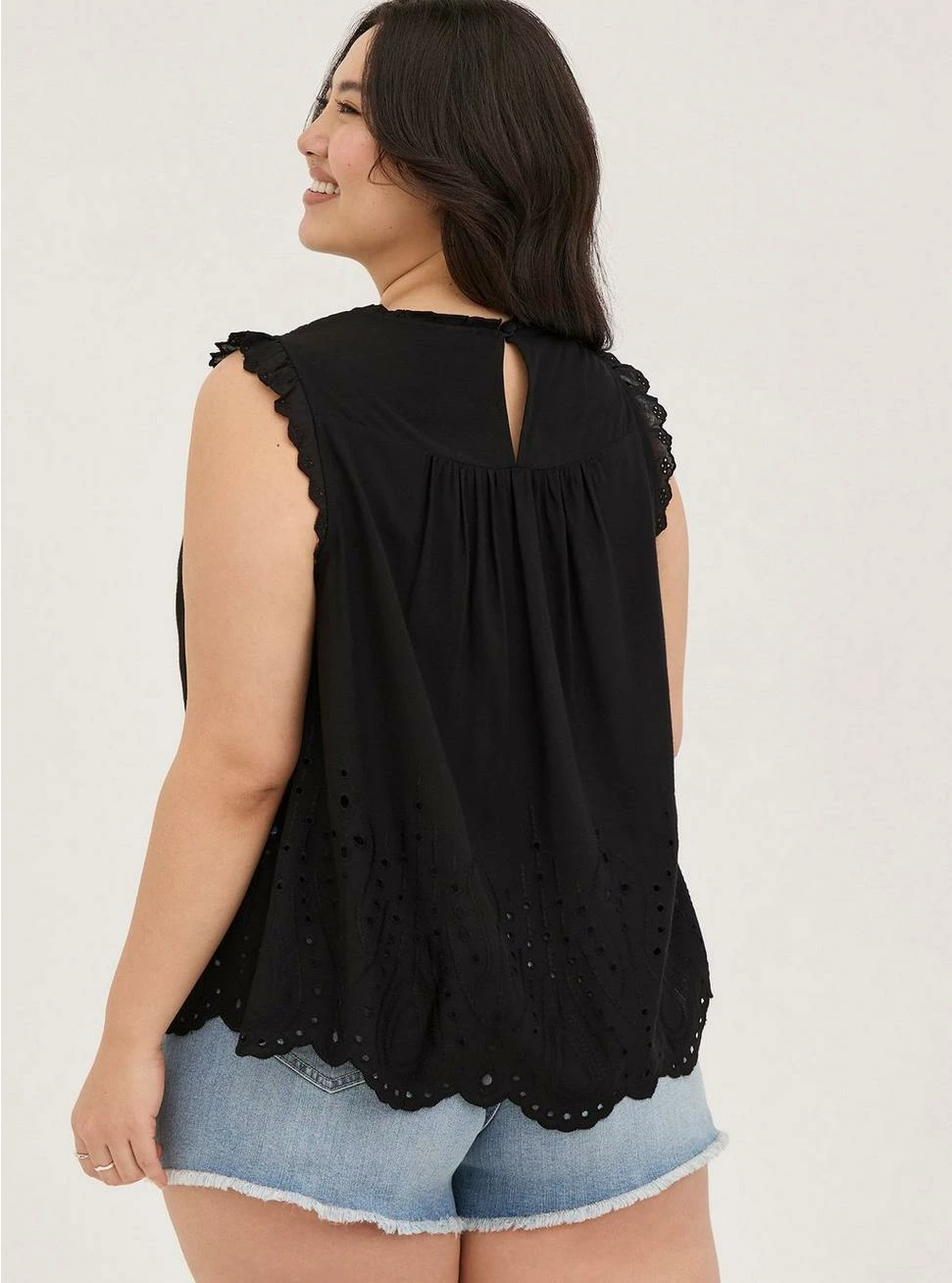 TORRID Eyelet Pintuck Detail Top 5 TORRID Eyelet Pintuck Detail Top - Image 3
