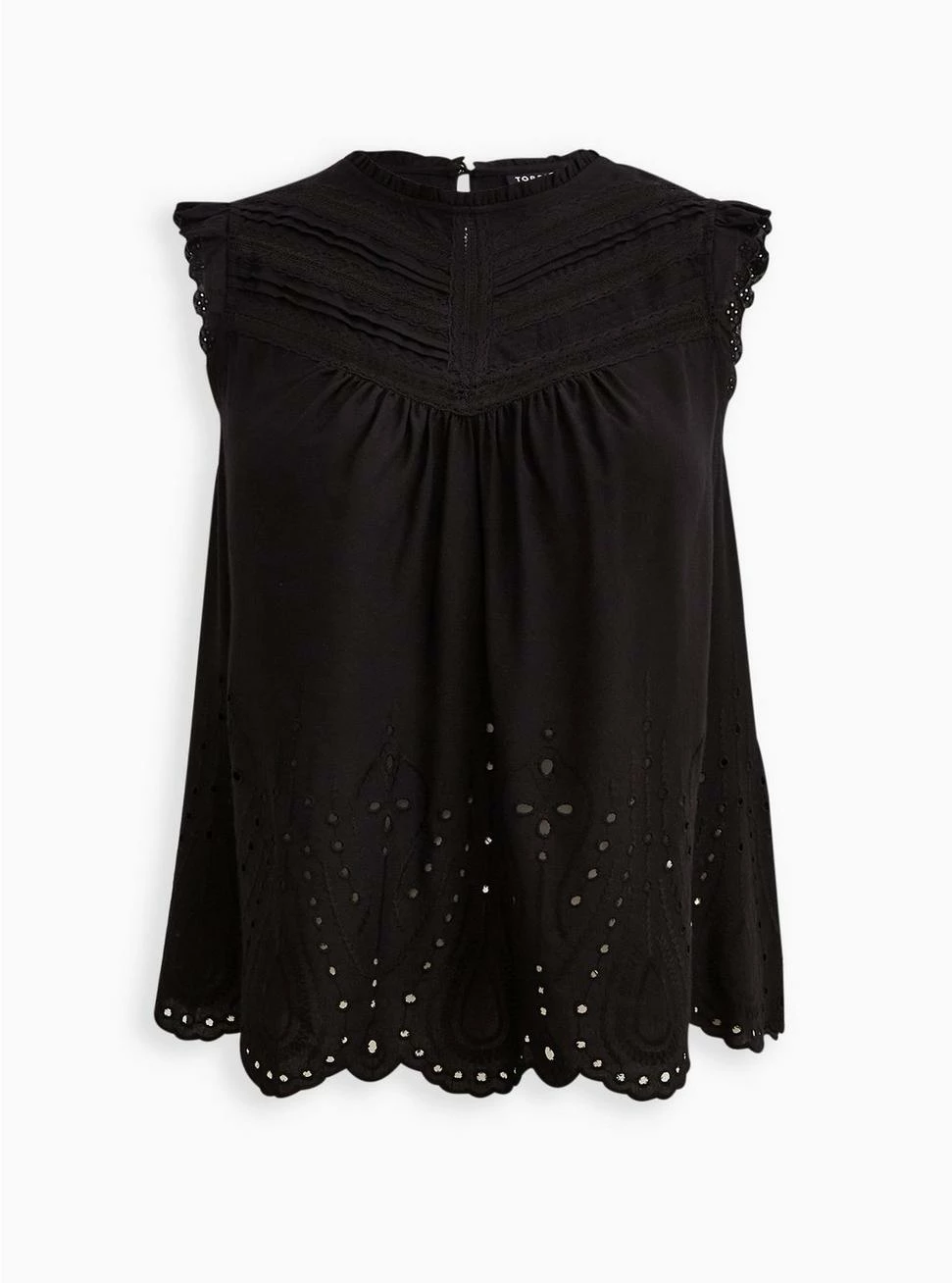 TORRID Eyelet Pintuck Detail Top 7 TORRID Eyelet Pintuck Detail Top - Image 5
