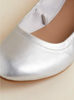 TORRID Scrunch Ballet Flat (WW) -Cheap Torrid Shop 17550853 00009 av3