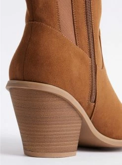 TORRID Western Pull-On Bootie (WW) -Cheap Torrid Shop 17591089 00128 av5