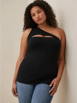 TORRID Foxy Cutout One Shoulder Top 10 TORRID Foxy Cutout One Shoulder Top -Cheap Torrid Shop 18224997 00684 av1