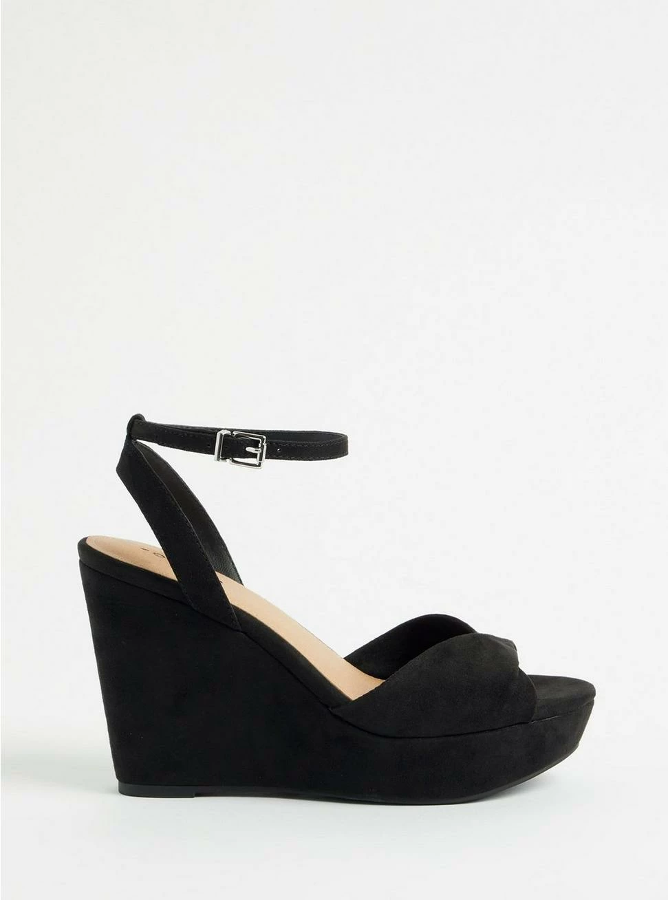 TORRID Twist Front Platform Wedge - Black (WW) 4 TORRID Twist Front Platform Wedge - Black (WW) - Image 2