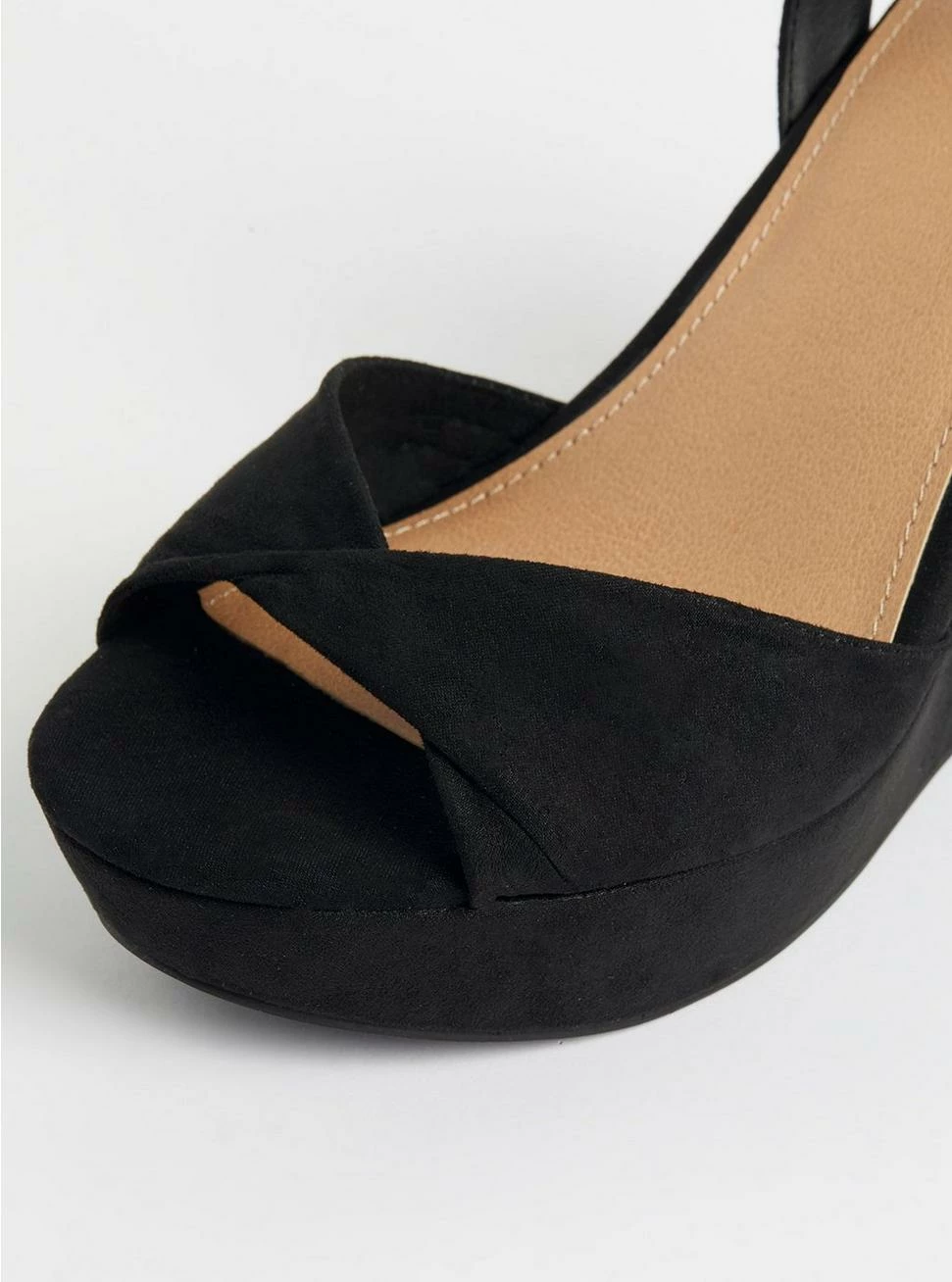 TORRID Twist Front Platform Wedge - Black (WW) 6 TORRID Twist Front Platform Wedge - Black (WW) - Image 4