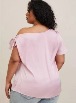 TORRID Satin Off-Shoulder Top -Cheap Torrid Shop 18305163 10324 av2