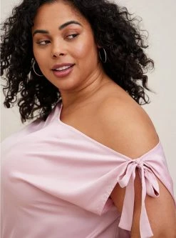 TORRID Satin Off-Shoulder Top -Cheap Torrid Shop 18305163 10324 av3