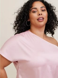 TORRID Satin Off-Shoulder Top -Cheap Torrid Shop 18305163 10324 av4