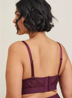 TORRID Dot And Lace Bra -Cheap Torrid Shop 18339232 08693 av3