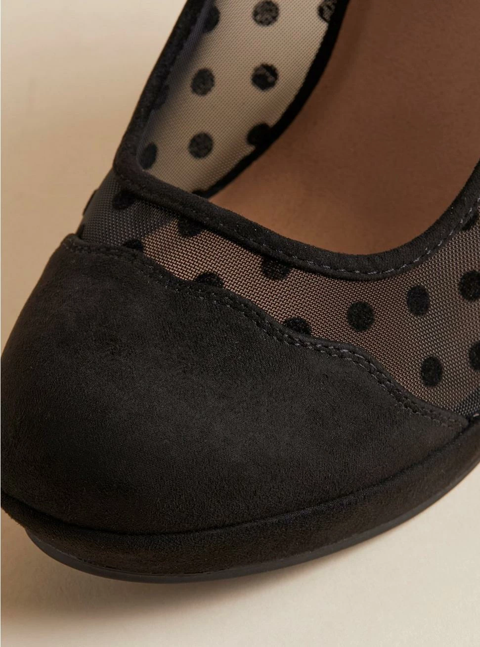 TORRID Dot Mesh Platform Wedge (WW) 6 TORRID Dot Mesh Platform Wedge (WW) - Image 4