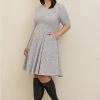 TORRID Mini Studio Double Knit Skater Dress -Cheap Torrid Shop 18491272 00113 hi