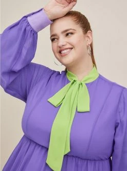 TORRID Scooby Doo Daphne Chiffon Fit N Flare Dress -Cheap Torrid Shop 18500848 00115 av3