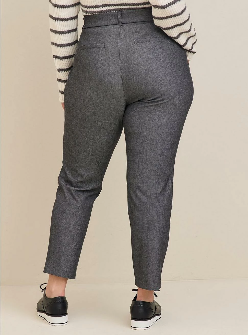 TORRID Comfort Flex Waistband Slim Taper Studio Luxe Woven High-Rise Pant 5 TORRID Comfort Flex Waistband Slim Taper Studio Luxe Woven High-Rise Pant - Image 3