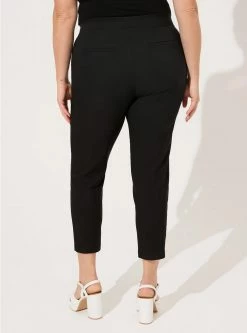 TORRID Pull-On Relaxed Taper Studio Refined Crepe High-Rise Pant -Cheap Torrid Shop 18672671 00684 av2