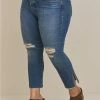 TORRID Straight Classic Denim High-Rise Studded Jean 1 TORRID Straight Classic Denim High-Rise Studded Jean -Cheap Torrid Shop 18826920 05262 hi