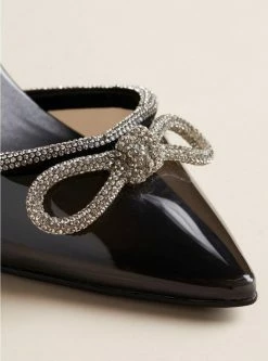 TORRID Embellished Bow Pointed Toe Heel (WW) -Cheap Torrid Shop 18827076 00133 av5