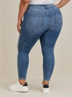 TORRID Jegging Skinny Super Soft High-Rise Destructed Jean 9 TORRID Jegging Skinny Super Soft High-Rise Destructed Jean -Cheap Torrid Shop 18916217 09994 av2