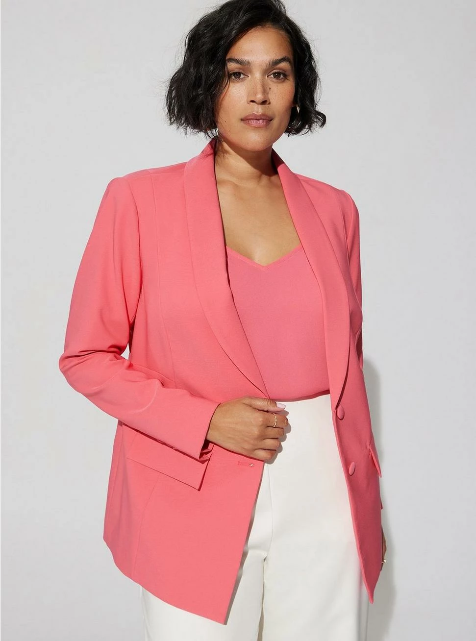 TORRID Studio Refined Crepe Classic Blazer 3 TORRID Studio Refined Crepe Classic Blazer