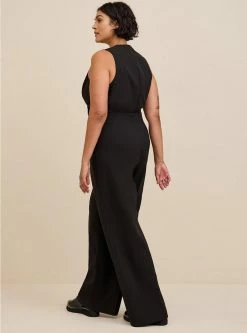 TORRID Pull-On Wide Leg Studio Refined Crepe High-Rise Pant -Cheap Torrid Shop 18927652 00684 av2