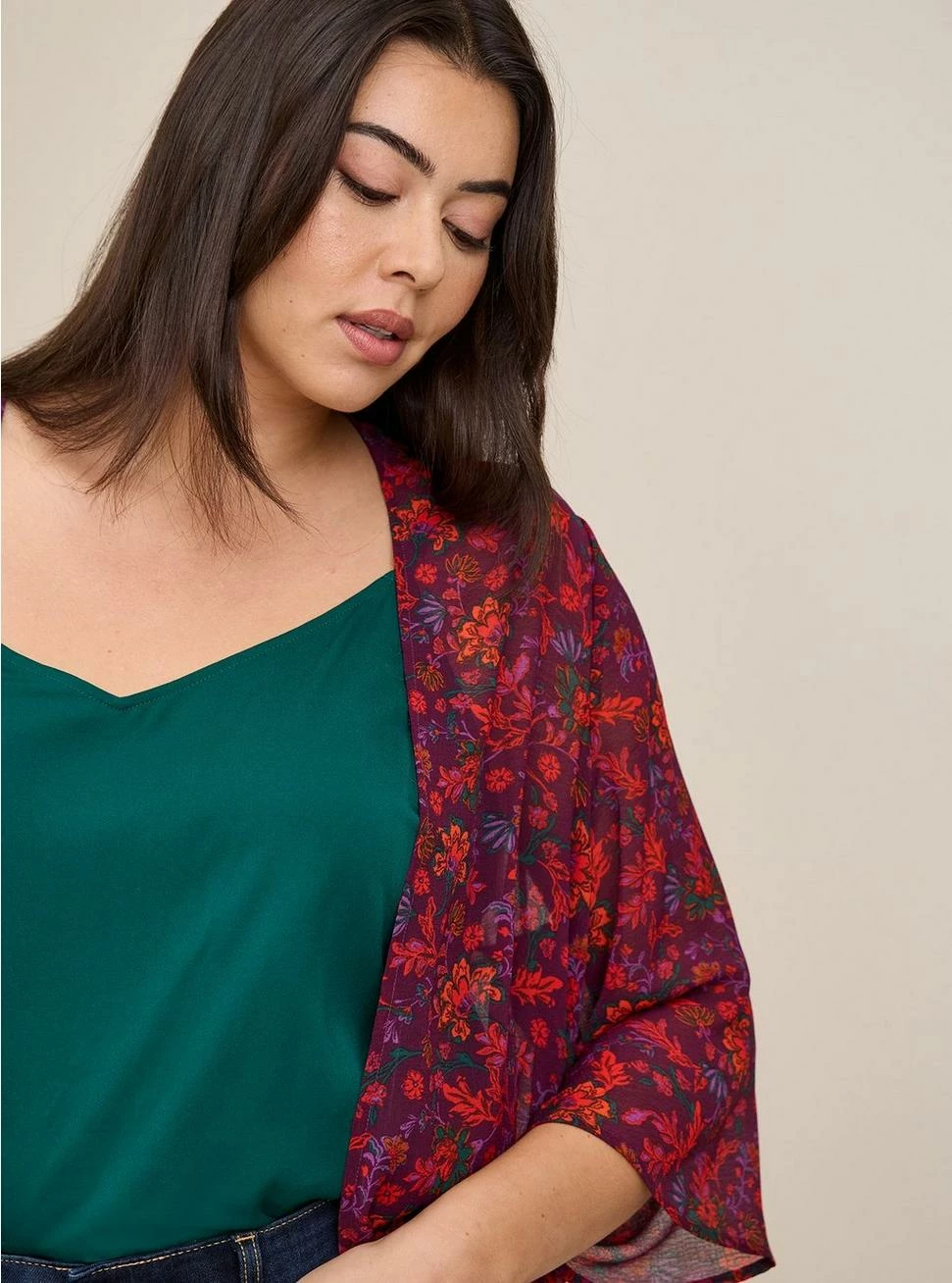 TORRID Lurex Chiffon Kimono 6 TORRID Lurex Chiffon Kimono - Image 4