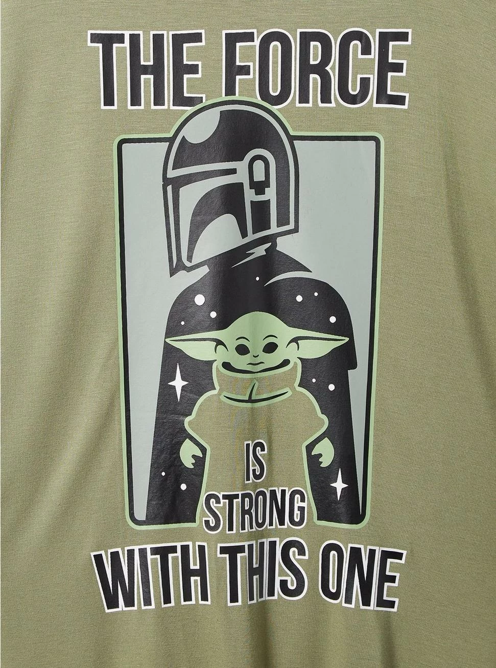 TORRID Star Wars The Mandalorian Super Soft V-Neck Sleep Tunic 6 TORRID Star Wars The Mandalorian Super Soft V-Neck Sleep Tunic - Image 4