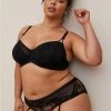 TORRID Full-Coverage Balconette Unlined Tattoo Lace Straight Back Bra -Cheap Torrid Shop 19099563 02124 hi