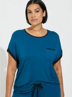 TORRID Super Soft Bamboo Jersey Short Sleeve Sleep Tee