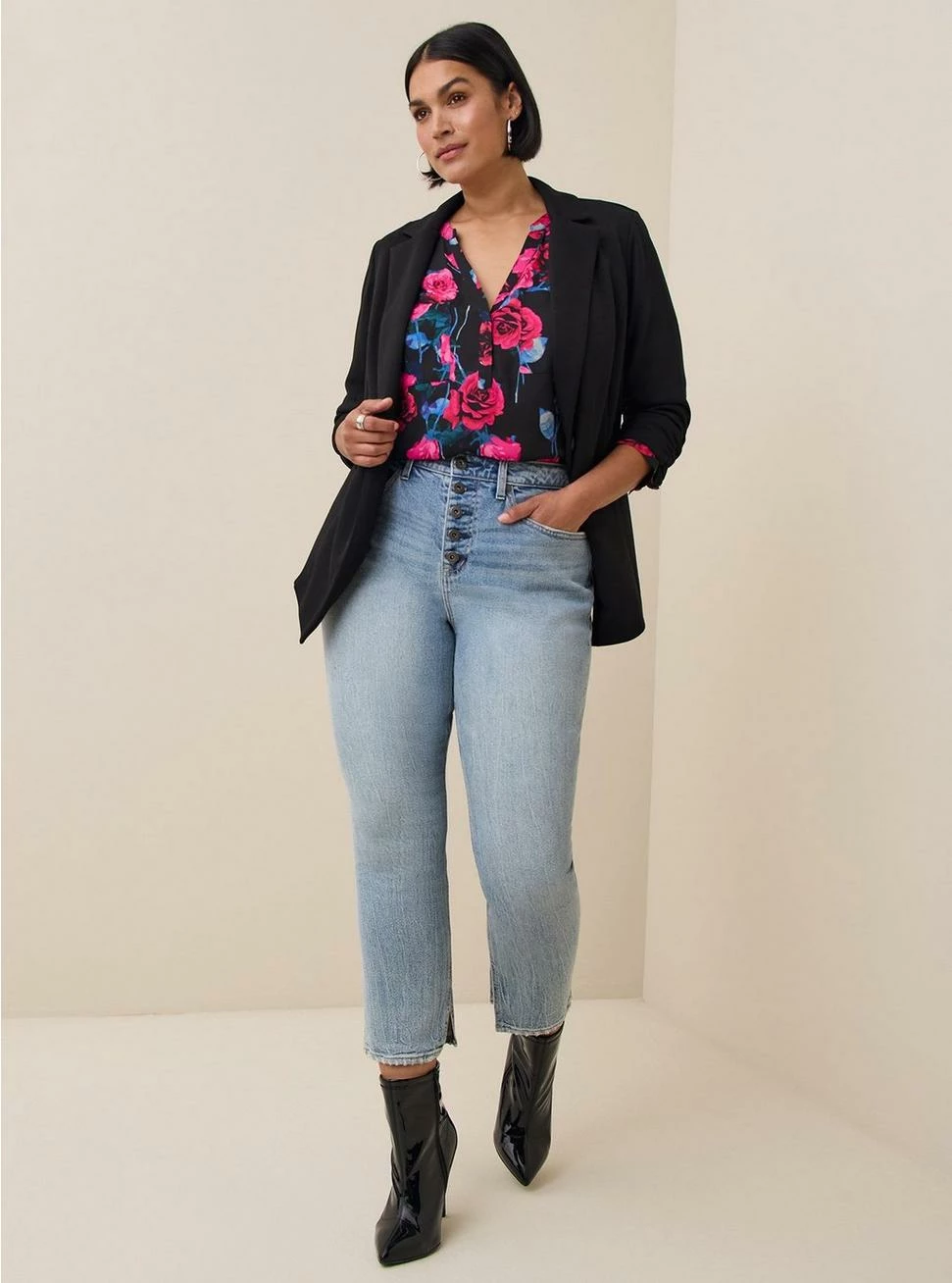 TORRID Harper Georgette Pullover Long Sleeve Blouse 3 TORRID Harper Georgette Pullover Long Sleeve Blouse