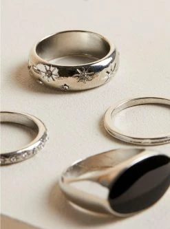 TORRID Cocktail Stone Ring Set -Cheap Torrid Shop 19141064 00009 av3