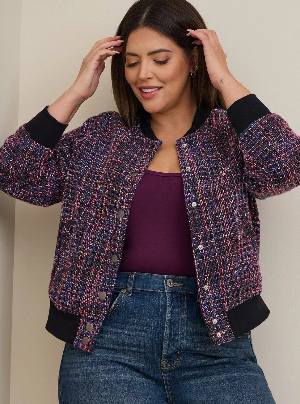 TORRID Wool Varsity Jacket 3 TORRID Wool Varsity Jacket