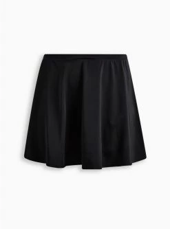 TORRID Swim Skirt With Pocket Shorts -Cheap Torrid Shop 19254087 00684 flat