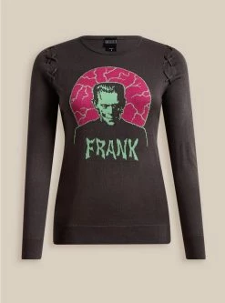 TORRID Universal Monsters Frankestein Pullover Sweater -Cheap Torrid Shop 19292659 01766 flat