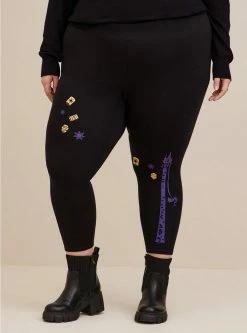TORRID Disney Tangled Crop Signature Waistband Premium Legging -Cheap Torrid Shop 19315685 00684 av1