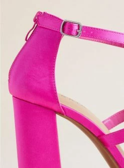 TORRID Triple Strap Platform Heeled Sandal (WW) -Cheap Torrid Shop 19446887 00006 av4