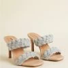 TORRID Woven Embellished Heel Sandal (WW) -Cheap Torrid Shop 19453350 00127 hi