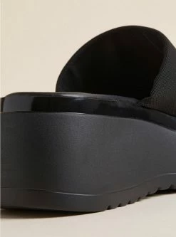 TORRID Chunky Stretch Platform Sandal (WW) -Cheap Torrid Shop 19453395 00133 av4