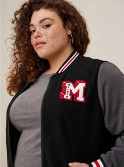 TORRID Disney Mickey Mouse Wool Bomber Jacket 11 TORRID Disney Mickey Mouse Wool Bomber Jacket -Cheap Torrid Shop 19454650 00684 av3
