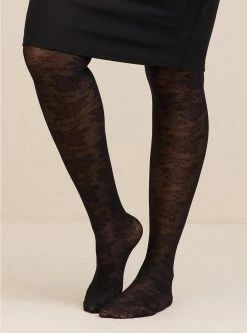 TORRID Floral Lace Tights