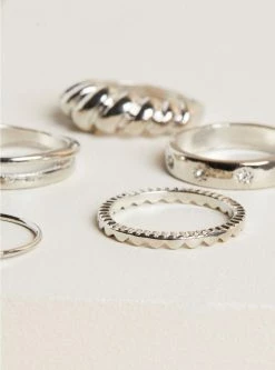 TORRID Celestial Pave Ring Set -Cheap Torrid Shop 19464514 00009 av2