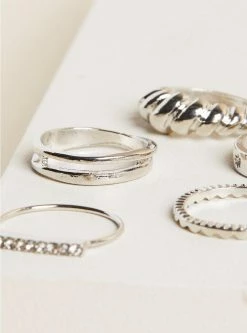 TORRID Celestial Pave Ring Set -Cheap Torrid Shop 19464514 00009 av3