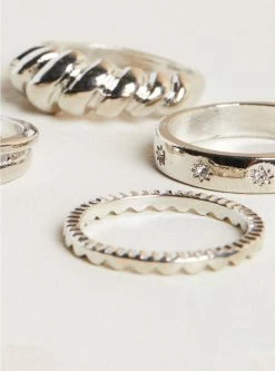 TORRID Celestial Pave Ring Set -Cheap Torrid Shop 19464514 00009 av5