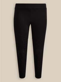 TORRID Full Length Signature Waist Textured Legging -Cheap Torrid Shop 19465445 00133 flat