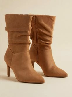 TORRID Slouch Pointed Toe Bootie (WW) -Cheap Torrid Shop 19465558 00128 av6
